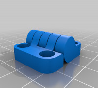30mm Parametric Hinge 3D model