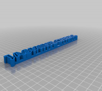 My Customized text storage 3D model