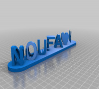 N 3D model