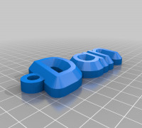 My Customized name keychain 3D model