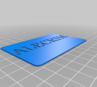 My Customized Business card maker 3D model