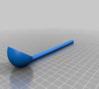 10ml long handled measure 3D model