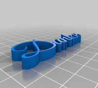 DankeText 3D model