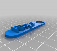 My Customized Name Tag 3D model