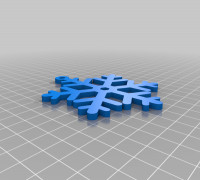 My Customized Customize Snowflake 03 3D model