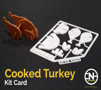 Cooked Turkey Kit Card 3D model