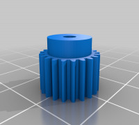 My Customized Modulus Gear Customizer 3D model
