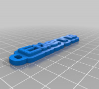 Etienne Keychain 3D model