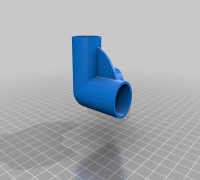 My Customized elbow for joining PVC pipe 3D model