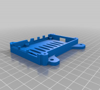Raspberry Pi 3 4 mount for 2020 extrusion 3D model