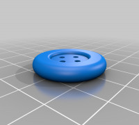 Customized Button 3D model
