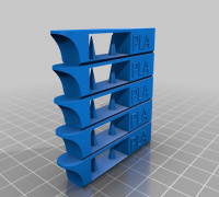 My Customized Customizer - Extruder Temperature Tower 3D model