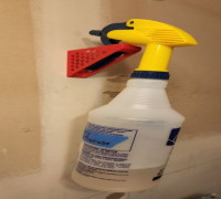Spray Bottle Wall Hangar (Improved) 3D model