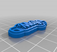 Keychain Maja 3D model