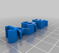 My Customized iPhone Cable Name Clip -JASPER 3D model
