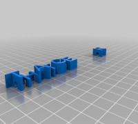 My Customized iPhone Cable Name Clip -THATCHER 3D model