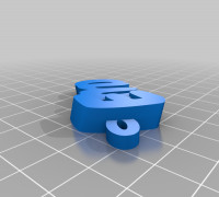 My Customized Emo| Fully  iamburny's keyring generator 3D model