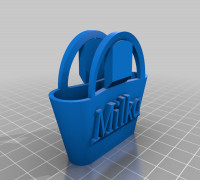 Milka bag 3D model