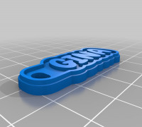 LLAVERO GINA 3D model
