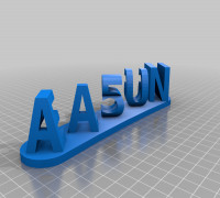 Callsign gridsquare 3D model