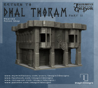 Dwarven Potion Shop 3D model
