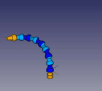 45 mm Segment hose 3D model