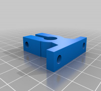 My Customized Parametric Angled Clamp Mount 3D model