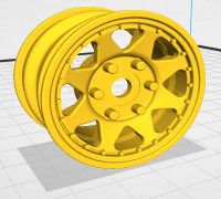 1.7 sunraiser wheel 3D model