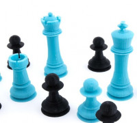 Jumbo Chess Set 3D model