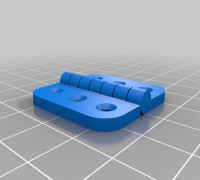 30 x 30 Parametric Box Hinge 3D model