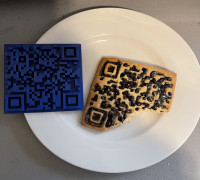 Rick Roll QR Cookie 3D model