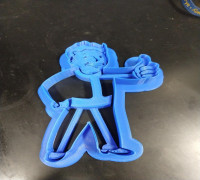 Fallout Cookie Cutter Set 3D model