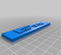 LaPorte Swag Plate 3D model