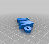 Vicky Keyring / Keyfob 2 3D model