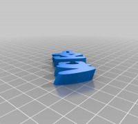 Vicky Keyring / Keyfob 3D model