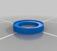 5.25 Speaker Spacer Ring Generator 3D model