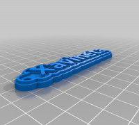 Llavero Xavineta 3D model