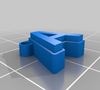 My Customized Multiline Tag or Keychain 3D model
