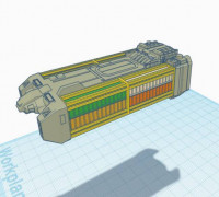 Kitbash: Aliens Cargo Hauler 3D model