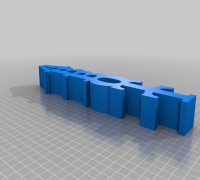 My Customized Variable WORD Sculpture 3D model