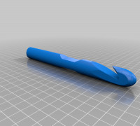 Size 15mm Crocheting hook 3D model