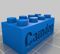 My Customized LEGO compatible Text Bricks 3D model