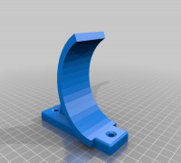 Single 70mm SkateboardMount 3D model