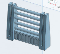 Gothic Grati Barriers 3D model