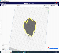 cat cookie cutter 3D model