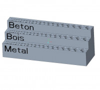 Drill holder with label 3D model