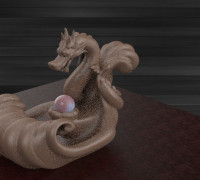 DRAGON WATERFALL V3 3D model