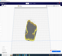 bear cookie cutter 3D model