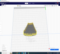 camping tent cookie cutter 3D model