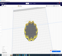 flower cookie cutter 3D model